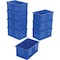 Quantum Storage Systems Divider Box, Polypropylene, Blue, 8 in H, 16-1/2 in L DG92080BL - alternate 2